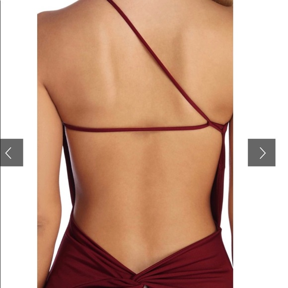 One shoulder maxi or prom dress! - Picture 4 of 4